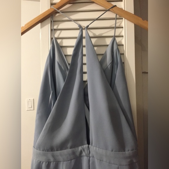 Light Blue Fancy Jumper Evening Special Occassion - Picture 2 of 3